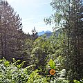 Le col de Boesou vu de Castillon.