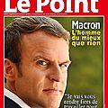 Macron explique (encore) sa politique aux français dans le point de cette semaine