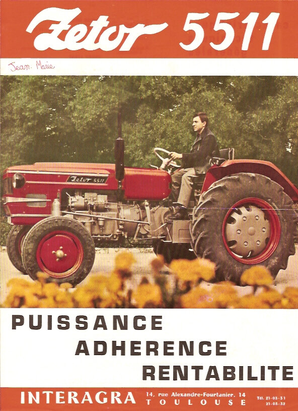 Zetor 5511 - Canals en Aveyron (Agriculture)