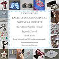 Invitation Laetitia de La Boussinière - Bijoux et Zouaves & Chipette