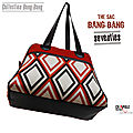 sac BANG-BANG- vintage - velours/ bagage week end BANG-BANG