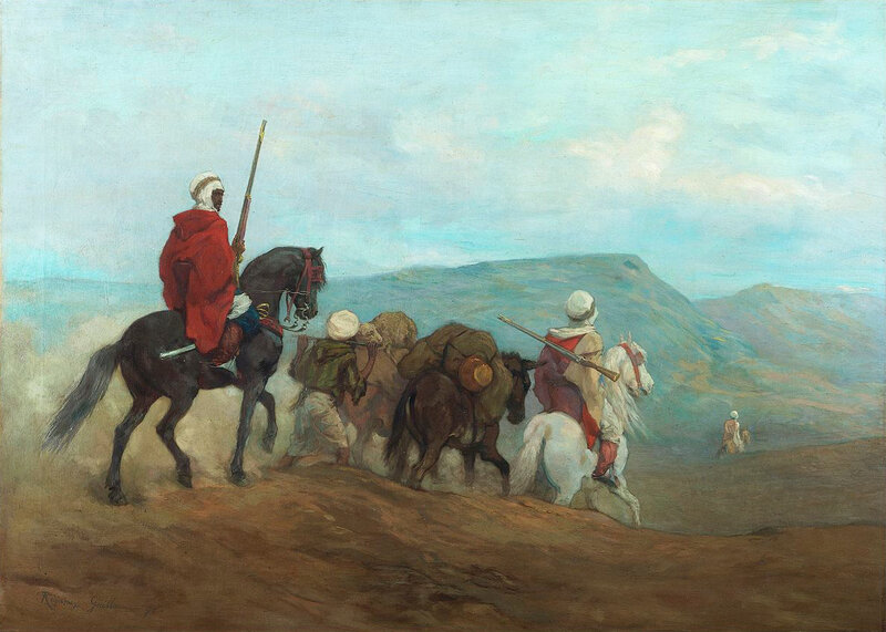 cavaliers arabes, Régamey, 1871