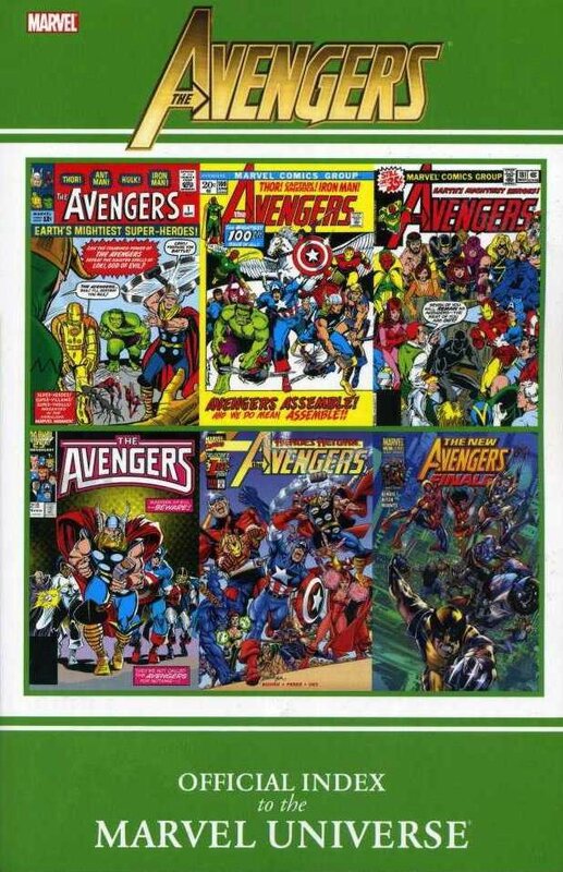 avengers official index to the marvel universe TP