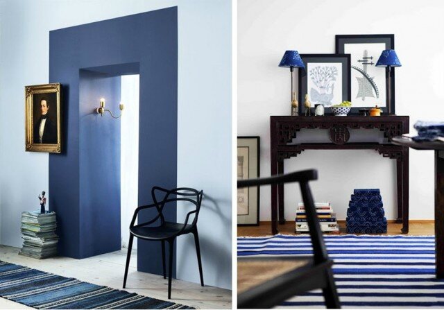 2-deco-idee-bleu-marine-salon-salle-a-manger-tapis-style-scandinave-classique-porte-lampe-e1407584135382