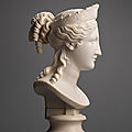 Antonio canova (1757-1822) italian, rome, bust of peace, 1814