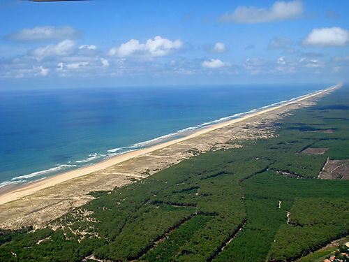 Photo-plus-longue-plage-biscarrosse-plage