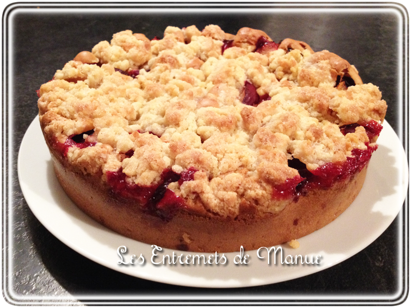 Gateau Streusel Aux Prunes Les Entremets De Manue