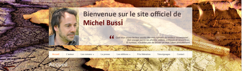 MICHEL BUSSI - SITE DE L'AUTEUR