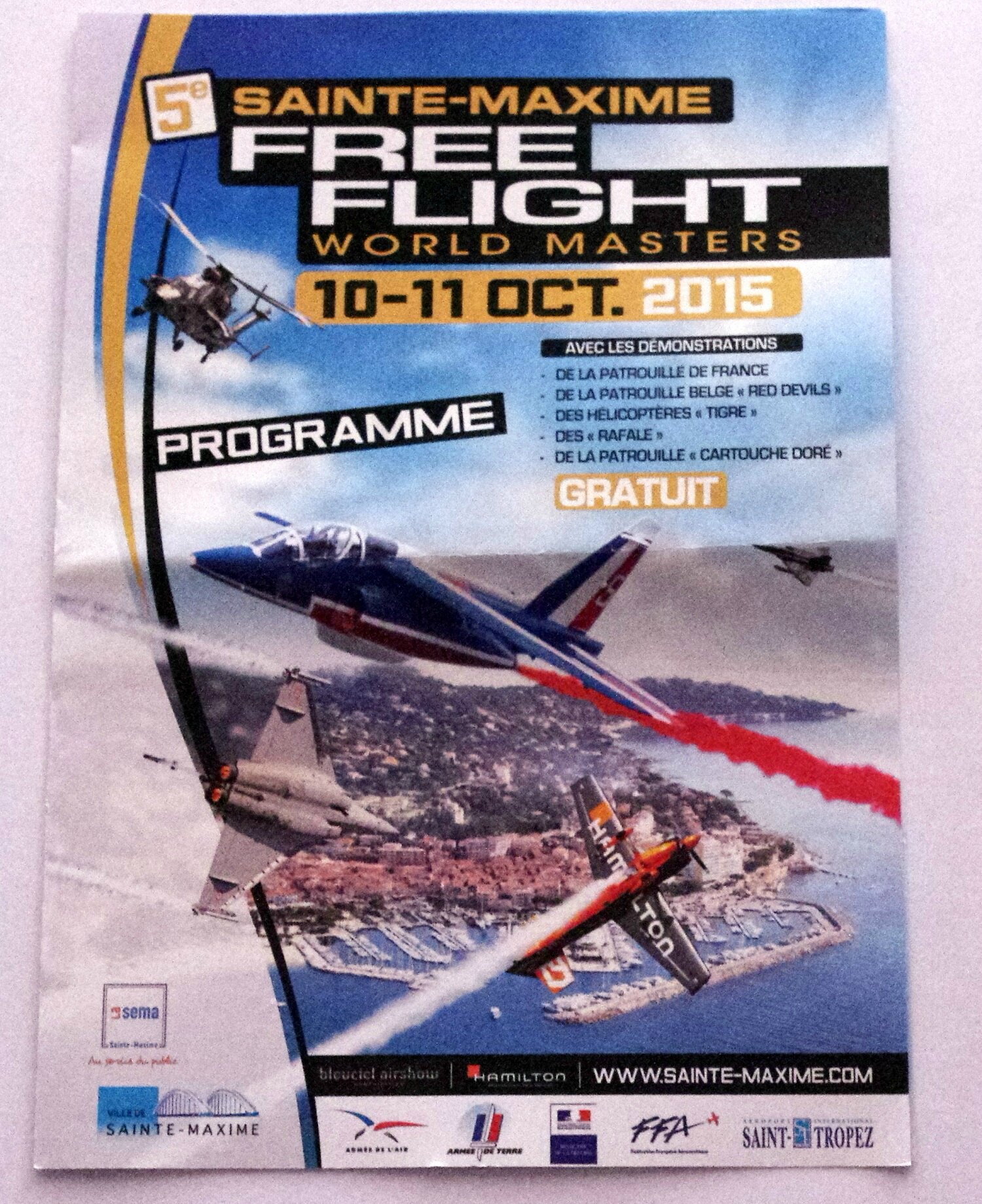programme free flight saint maxime 2015