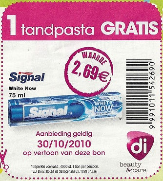 Di : Signal White Now gratuit 30/10/10 - Remboursez-moi!