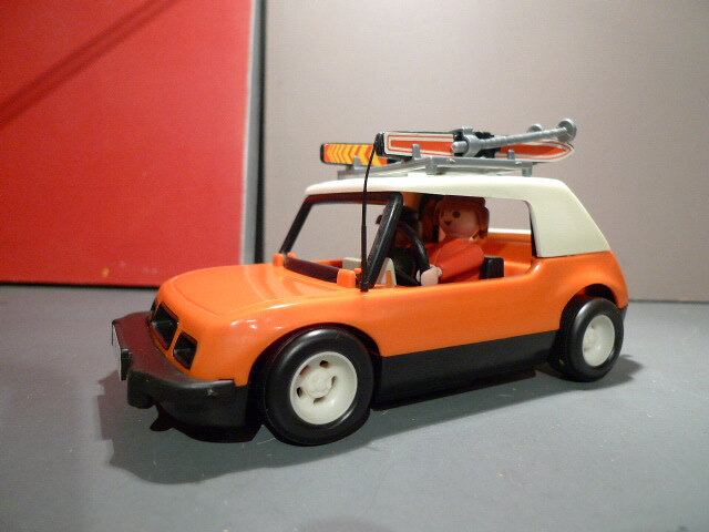 voiture playmobil ski