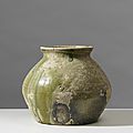 Rare pot à couverte verte, Vietnam, période Annam (603 - 989)