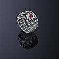 A ruby and diamond ring, by buccellati