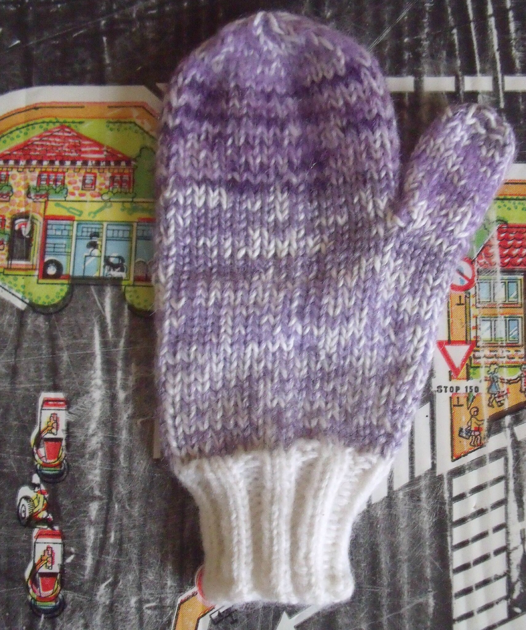 Tricoter des moufles enfant avec le pouce / Tuto Knitting mittens