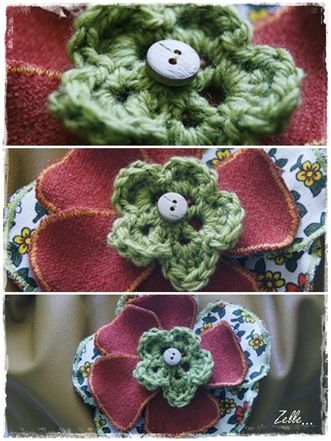 fleur broche fleur broche