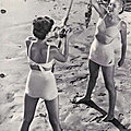 1947 - publicités pour les maillots jantzen