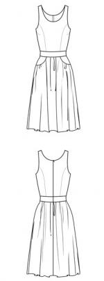 gathered sundress