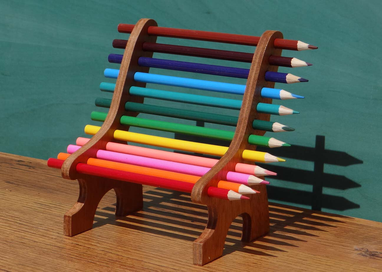 Porte-crayons en bois
