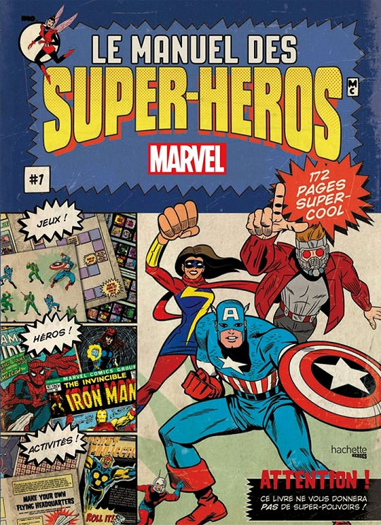 hachette le manuel des super-héros marvel