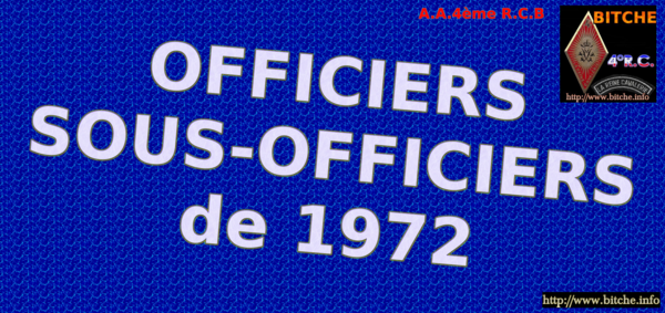 OFFICIERS sous OFFICIERS de 1972 001