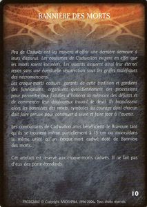 Croque-Mort Cadwë 02 - Bannère des morts (artefact)