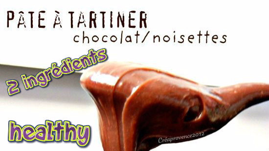 Recette De La Pate A Tartiner Chocolat Noisettes Sans Sucre