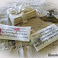 Messages fleuris