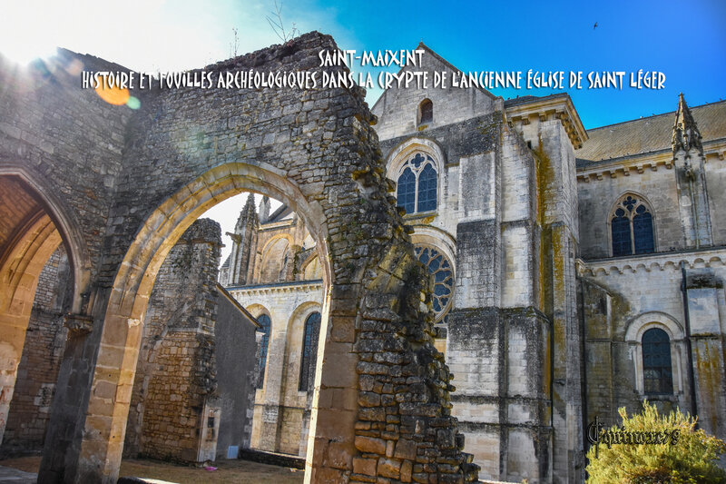 Saint-Maixent Histoire et fouilles archéologiques dans la crypte de l’ancienne église de Saint Léger (6)