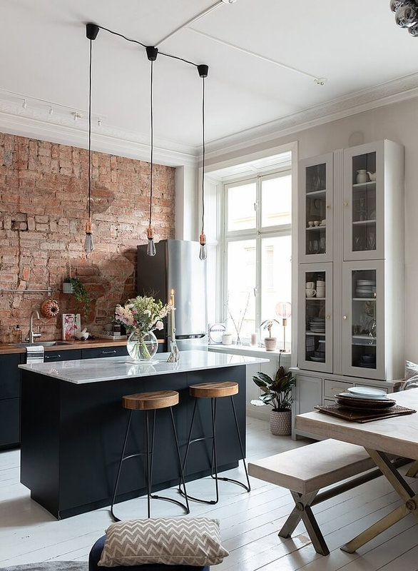 blue-kitchen-exposed-brick-nordroom