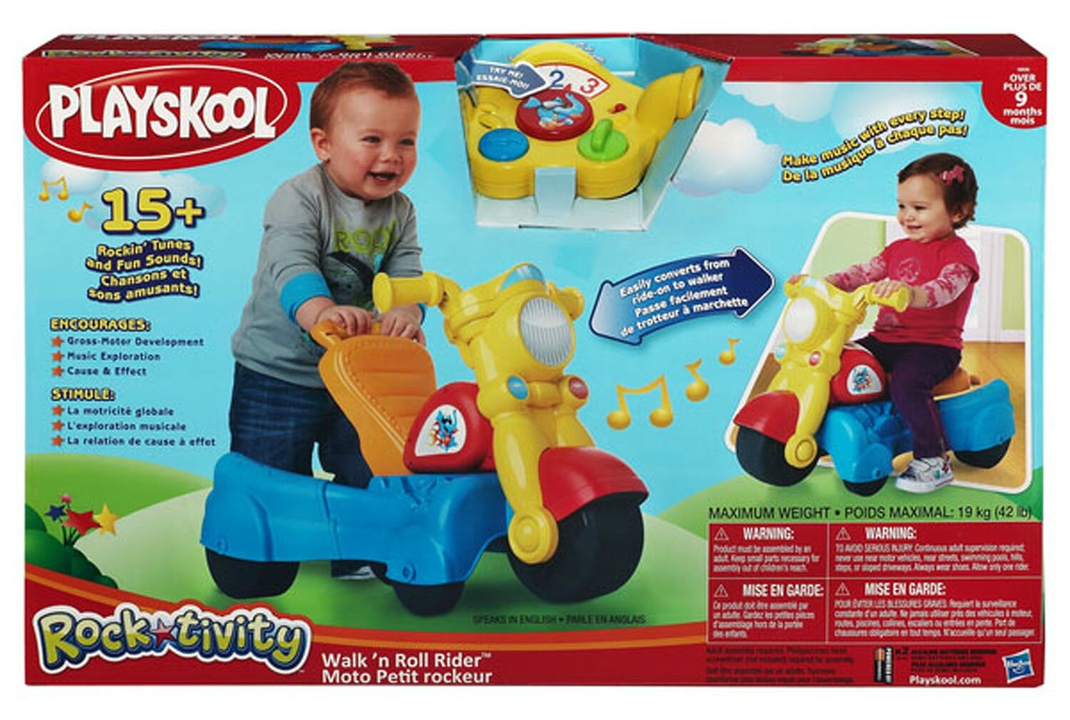 porteur trotteur playskool