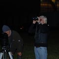 Observation des cratères de la lune..