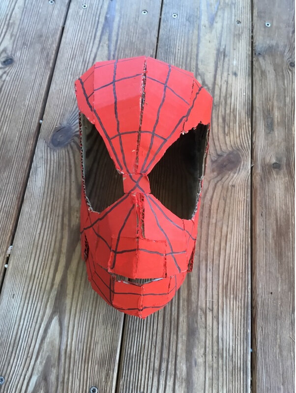 Masque de Spiderman - Mahé Cartonne