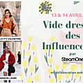 Le vide dressing des influenceuses / blogeuses mode le 13 & 14 avril 2019