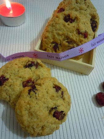 cookies flocons d'avoine cranberries (41)