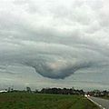 Tentative de création d'une tornade dans le ciel français .