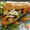 Éclair aux légumes d'hiver