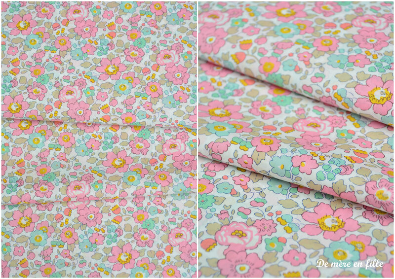 betsy rose et vert pastel