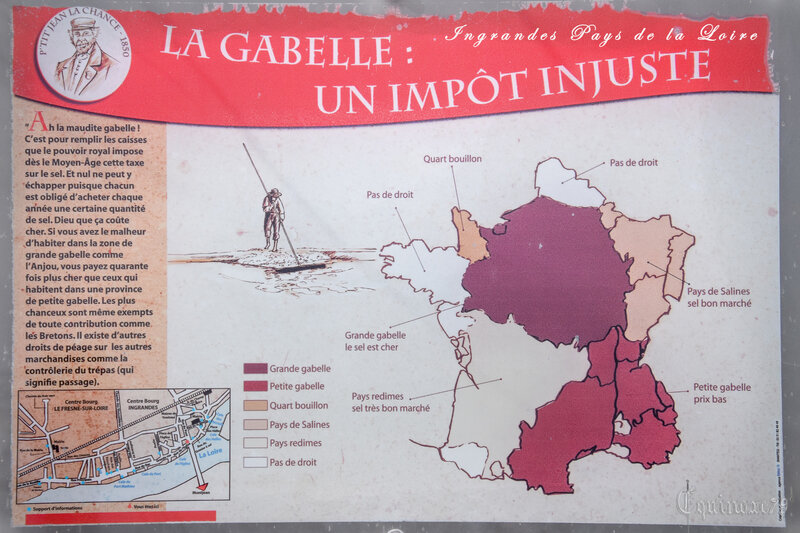 la gabelle un impôt injuste - Ingrandes Pays de la Loire