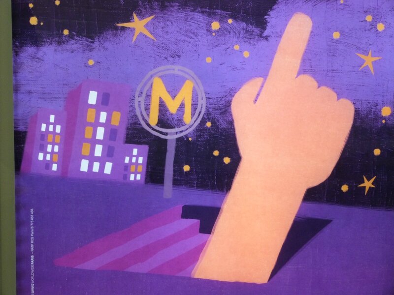 Affiche Métro