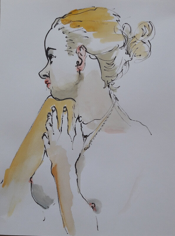 aquarelle alain montoir peintre sculpteur près de nimes5