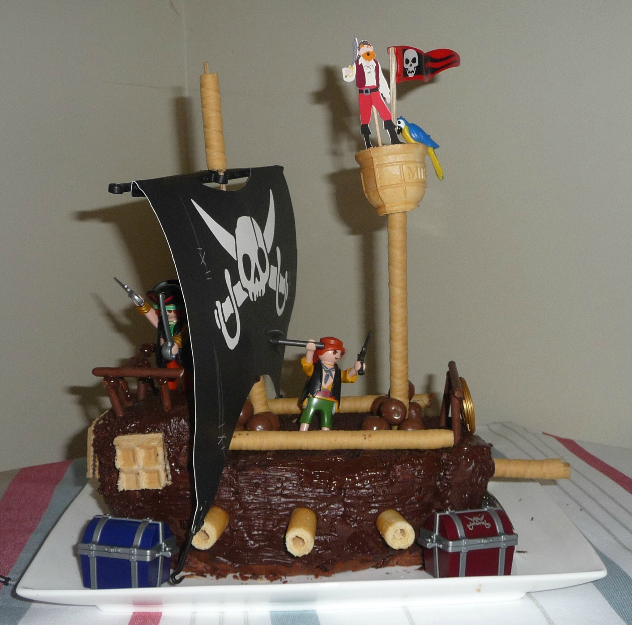 Gateau Bateau Pirate Reussi Quelques Petites Choses A Partager