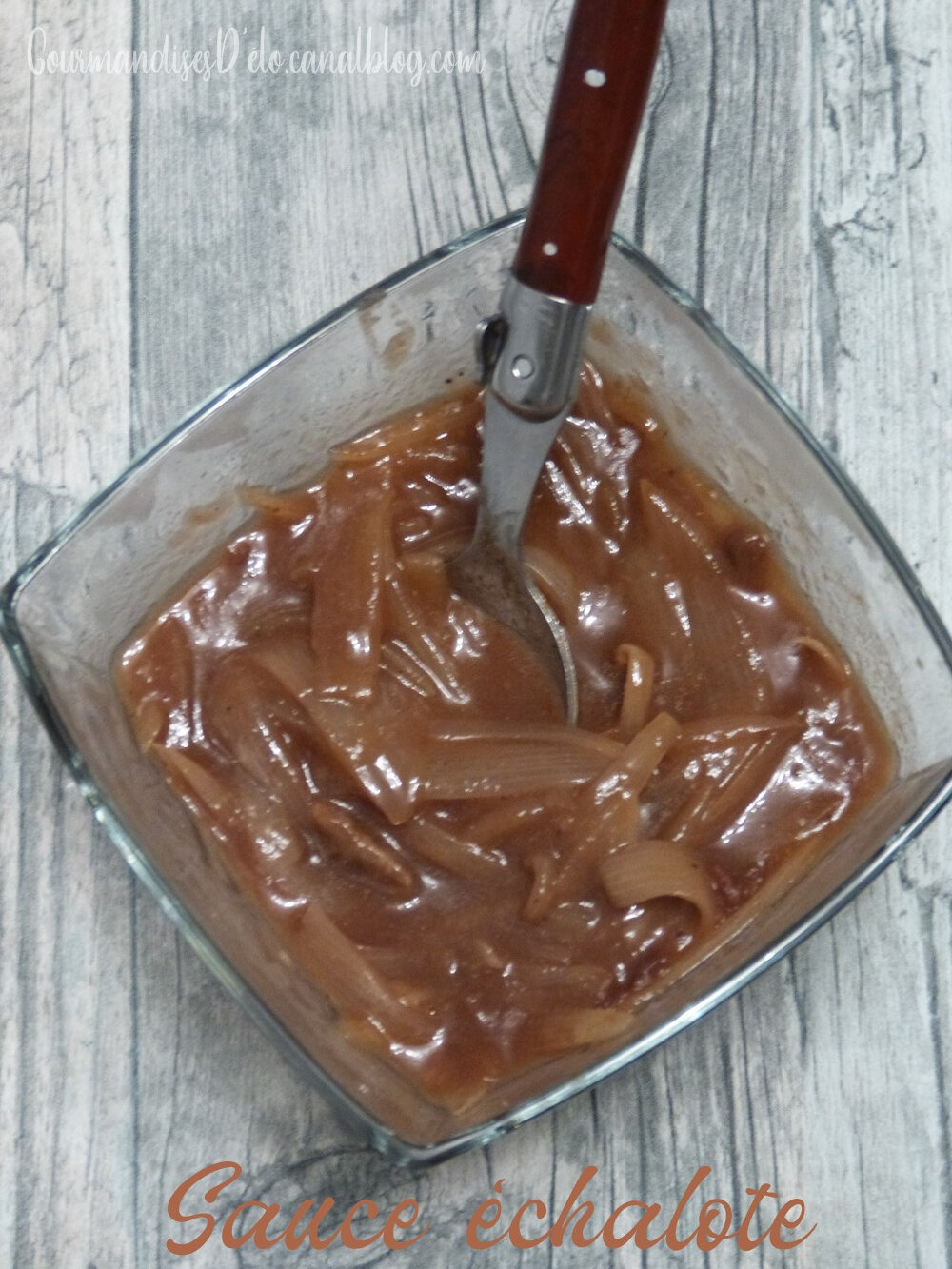 Sauce à l'échalote Gourmandises D'élo