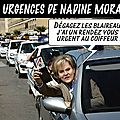 L'automobile de nadine morano flashée en plein paris !