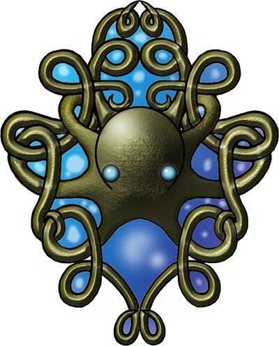 pendentif poulpe