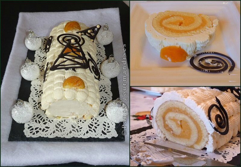 Bûche clémentine et chocolat blanc (52)