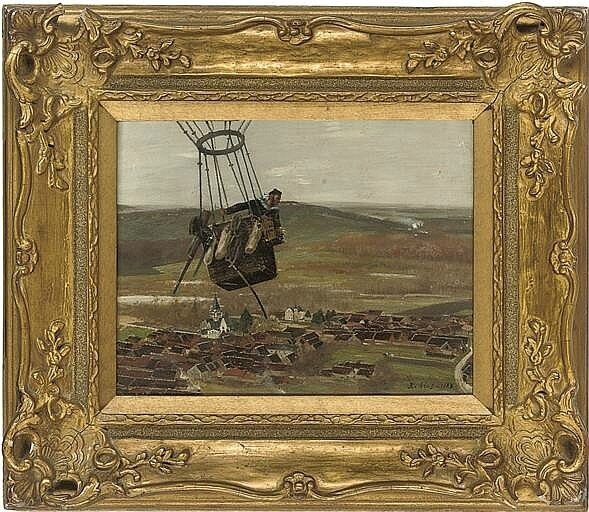 arus, un observateur militaire en ballon 1885