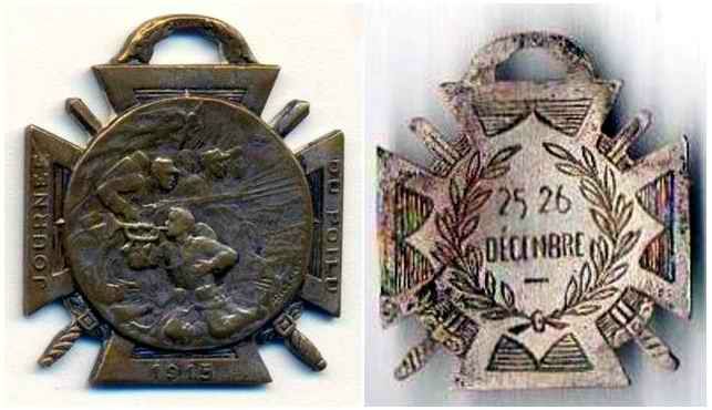 Médaille journée poilu 1915
