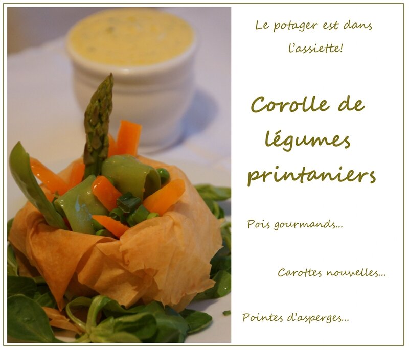 Corolle de légumes printaniers 2