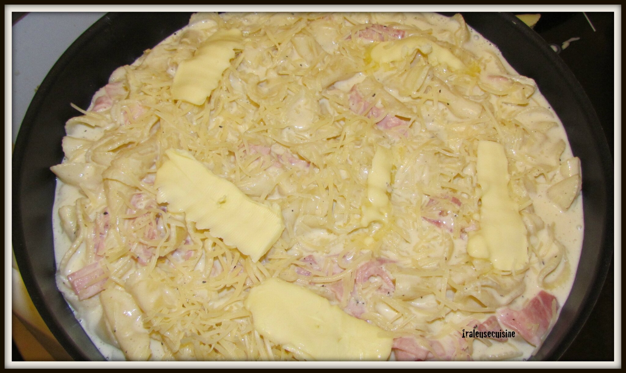 Gratin De Pâtes Lardons Cyril Lignac Gratin de pâtes de Cyril Lignac emmental et jambon - Elle râle  (beaucoup)... mais Elle cuisine (un peu)