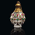 A mughal rock-crystal flask, north india, 1650-1700